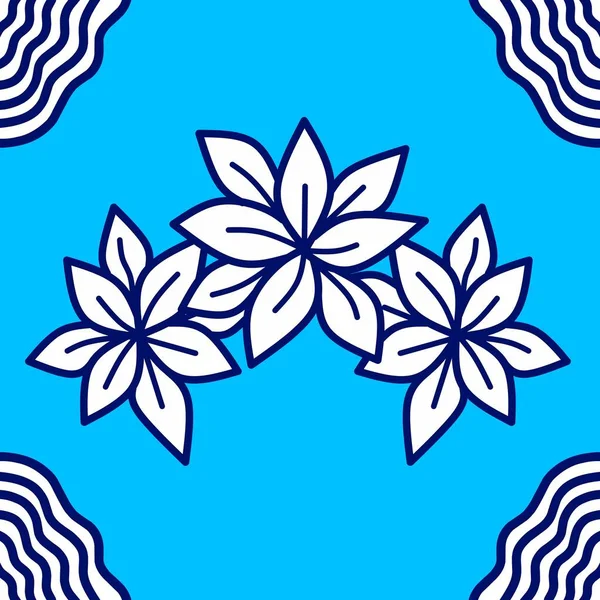 Mavi ve yeşil yapraklı çiçek koleksiyonları.