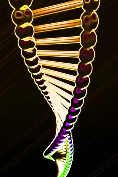 Synthetic DNA - Gene Editing - Abstract Illustration