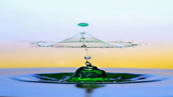 Shoot Most Vivid Splash Water Droplets — Stock Photo, Image