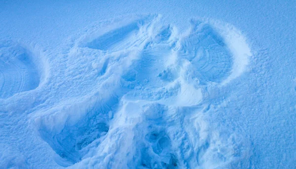 Angel Nieve Islandia — Fotografia de Stock