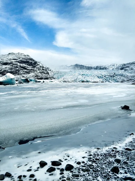 Island Jeden Jeho Ledovců — Stock fotografie