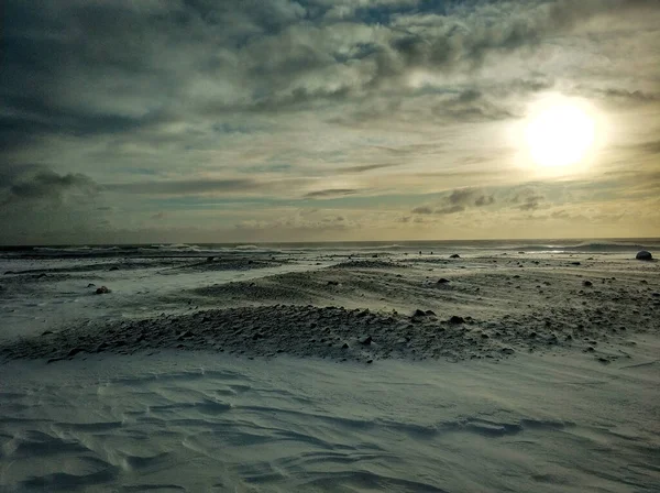 アイスランドの美しい景色は心を清めて穏やかな時間をお楽しみください — ストック写真