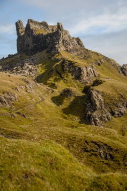 Skye adalarının manzarası.