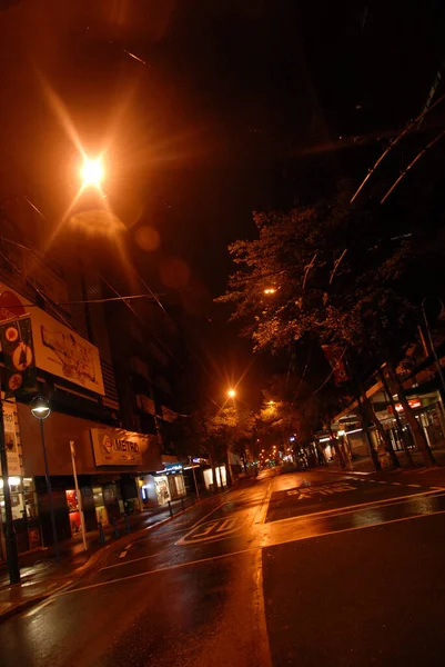 Wellington Yeni Zelanda Sokak Lambaları — Stok fotoğraf