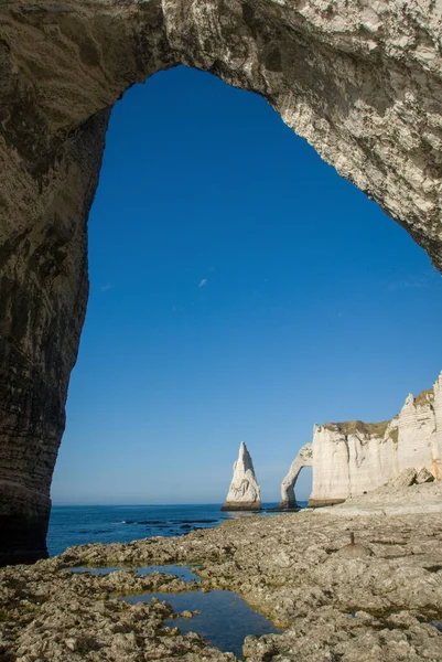 Zemin seviyesindeki körüklemeden etretat görünümü