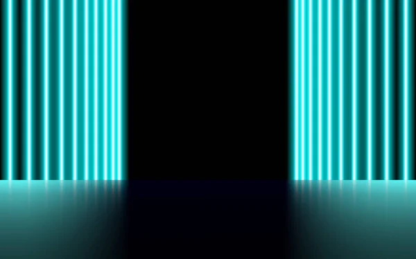霓虹灯线 魔法能量宇宙光的概念 抽象的背景设计 — 图库矢量图片