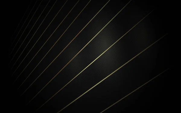 Abstract Patroon Luxe Donker Zwart Met Goud Premium Achtergrond Patronen — Stockvector