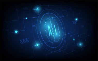 Soyut teknoloji arka planı, iletişim konsepti, gelecekteki dijital yenilik arka plan çizimi