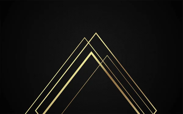 Abstraktní Vzor Luxusní Tmavě Černá Zlatem Vzorce Pozadí Prémie — Stockový vektor