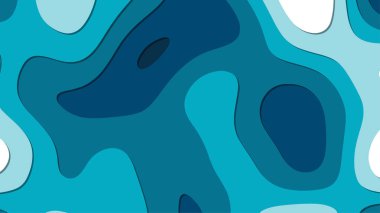 Soyut renk örtüsü. Kağıt kesikleri. Renkli oyma sanatı. Dalga karışımı deseni. Akışkan şekiller bileşimi. tasarım posterleri.