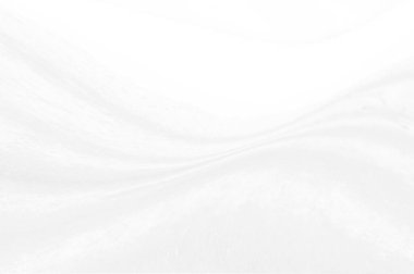 Beyaz kumaş arkaplan dalgalarla soyut, yumuşak arkaplan