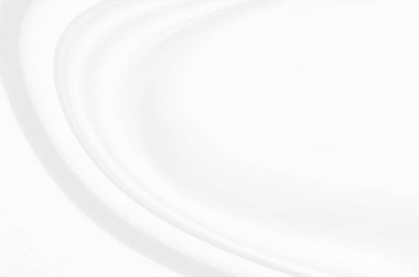 Beyaz kumaş arkaplan dalgalarla soyut, yumuşak arkaplan