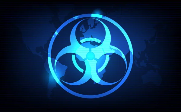 Biological Weapons Background Biological Weapons Concept Futuristic Digital Innovation Background — Stock Vector