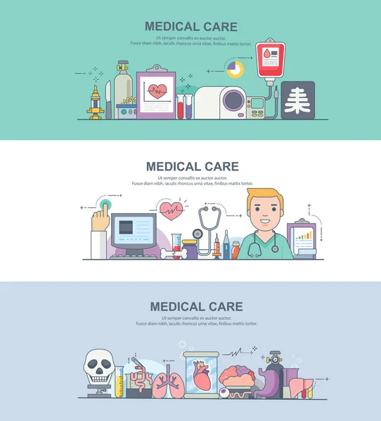 Banner medicalcare — Wektor stockowy