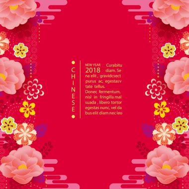 Çin Yeni Yıl tebrik kartı
