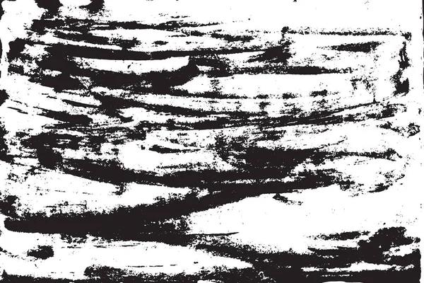 Pennellate Grunge sfondo di vernice nera — Vettoriale Stock