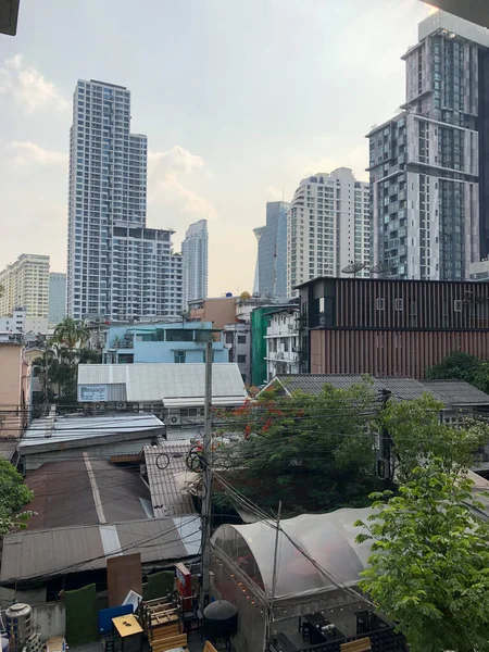 Bangkok Thaïlande Février 2020 Vue Sur Les Rues Bangkok Thaïlande — Photo