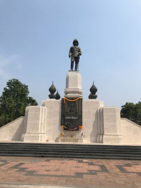 Bangkok, Tayland - 9 Şubat 2020: Tayland 'da Bangkok' ta bir turistin gözünden sokak manzarası