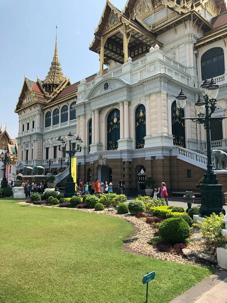 Bangkok Thailand Februar 2020 Großer Palast Der Königliche Palast Und — Stockfoto