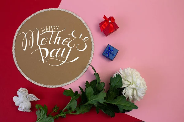 Card Banner Template Greeting Invitation Mothers Day — Stock Photo, Image
