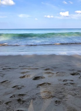 Tayland 'ın Phuket adasındaki kumsal