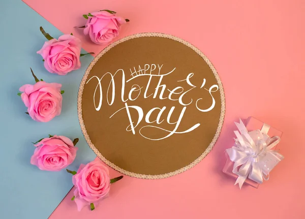 Card Banner Congratulations Template Mother Day — Stock Photo, Image