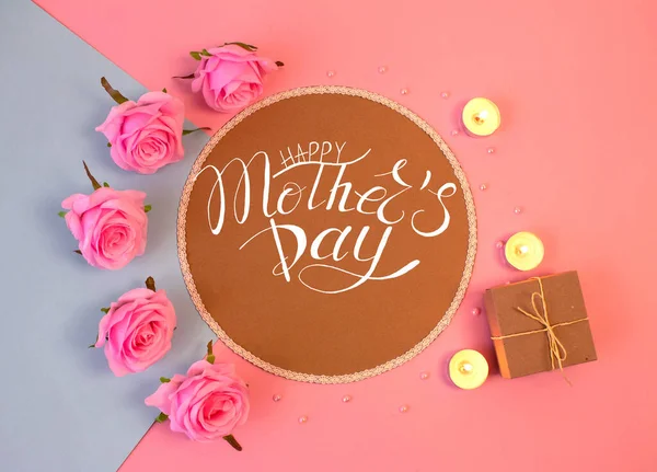 Card Banner Congratulations Template Mother Day — Stock Photo, Image