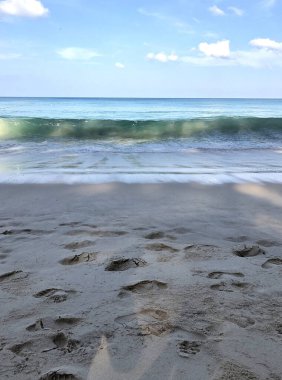 Tayland 'ın Phuket adasındaki kumsal