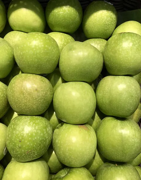 Zdjęcie Jabłko Owoce Ladzie Supermarkecie — Zdjęcie stockowe
