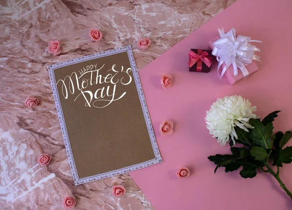 Kart, pankart, Anneler Günü için tebrik şablonu