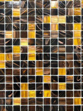 arkaplan, doku, duvar fayansları altın mozaik