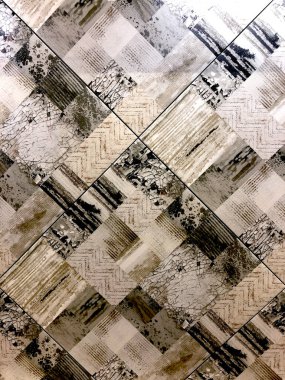 arkaplan, gri karoların dokusu, mozaikler, duvar ve zemin