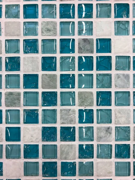 arkaplan, mavi karoların dokusu, mozaik