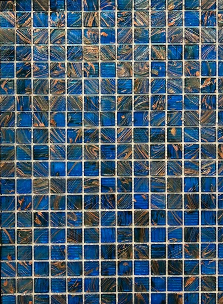 Fondo Textura Azulejos Azules Mosaico — Foto de Stock