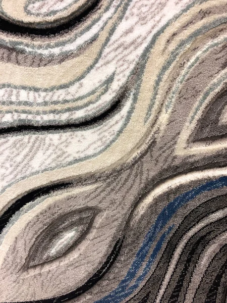 Hintergrund Textur Des Farbigen Teppichs Mit Farbmuster Für Fußböden Verwendet — Stockfoto