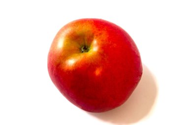 beyaz arkaplan elmasında izole