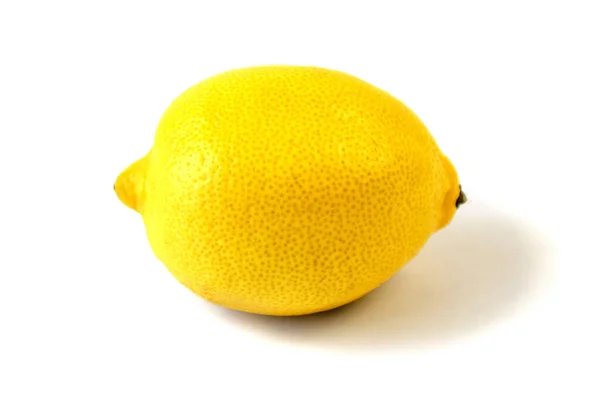 Isoliert Auf Weißem Hintergrund Zitrone — Stockfoto