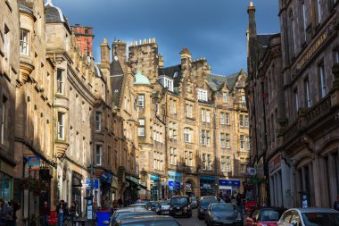 Edinburgh'daki Cockburn Street, İskoçya