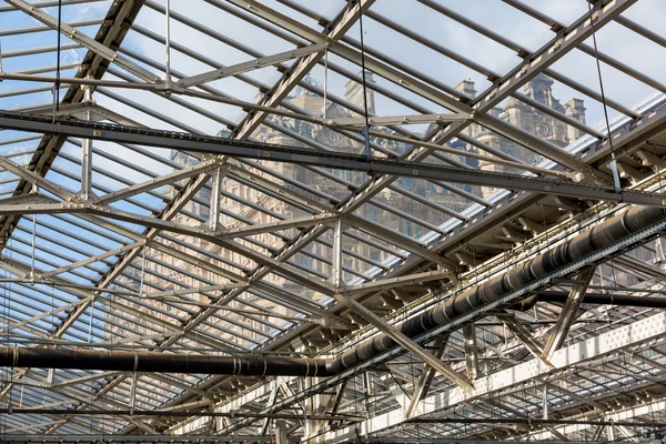 Střecha stanice Waverly v Edinburghu, Skotsko — Stock fotografie