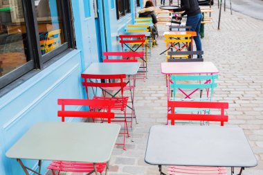 sokak café Paris, Fransa