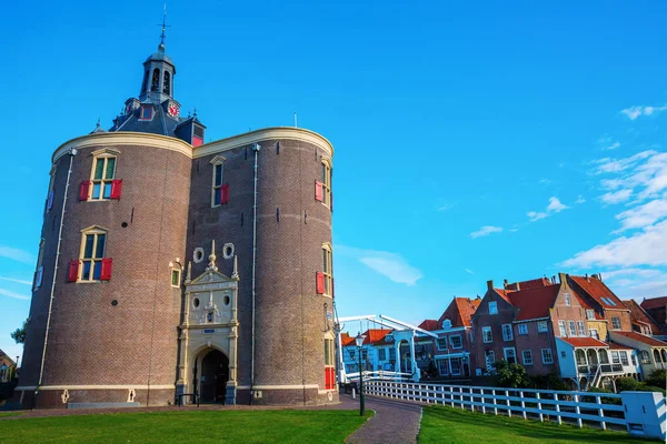 Enkhuizen, Hollanda tarihi kent kapısı — Stok fotoğraf