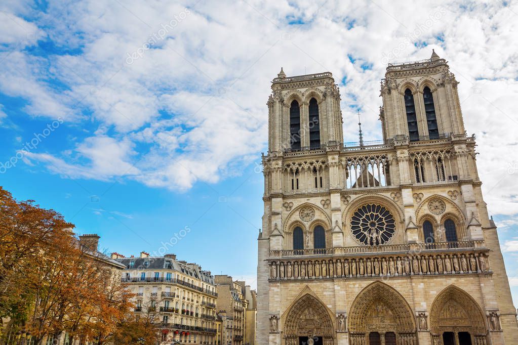 Notre Dame de Paris in Paris, France