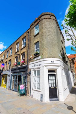 Redchurch Street Shoreditch, Londra sokak sahne