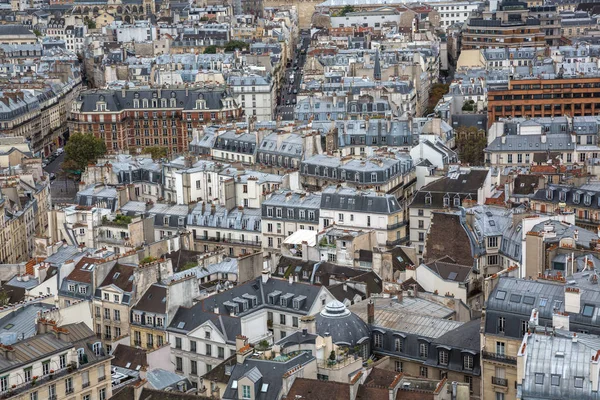 Вид с воздуха на город Париж — стоковое фото
