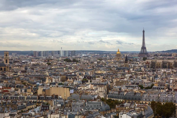 Vista aerea sulla città di Parigi — Foto Stock