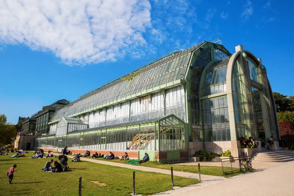 Cieplarnianych w Jardin des Plantes w Paryżu — Zdjęcie stockowe