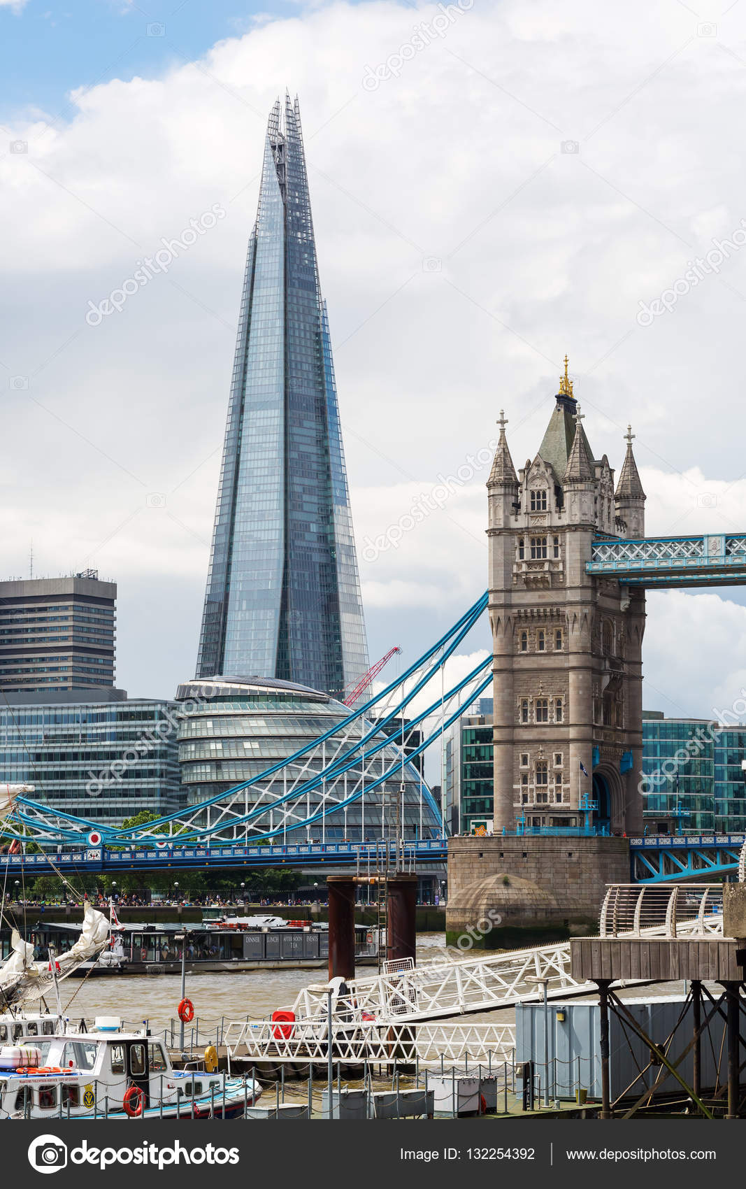 Pictures The Shard In London The Shard And The Tower Bridge In London Stock Editorial Photo C Madrabothair