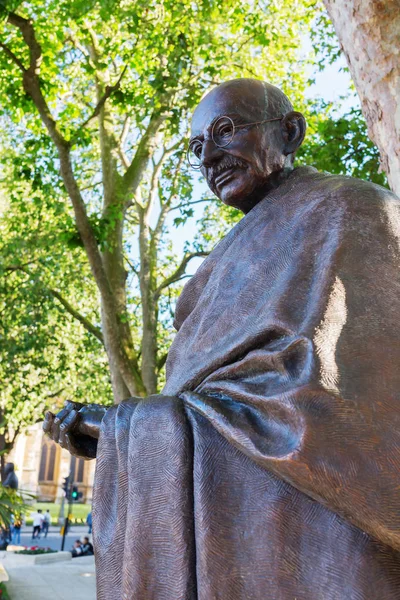 Statua in bronzo di Mahatma Gandhi a Londra — Foto Stock