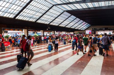 Firenze Santa Maria Novella Tren İstasyonu Floransa, İtalya