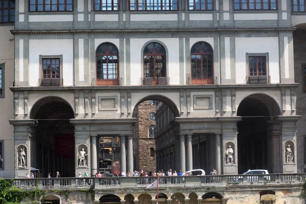 Galerie Uffizi ve Florencii, Itálie — Stock fotografie